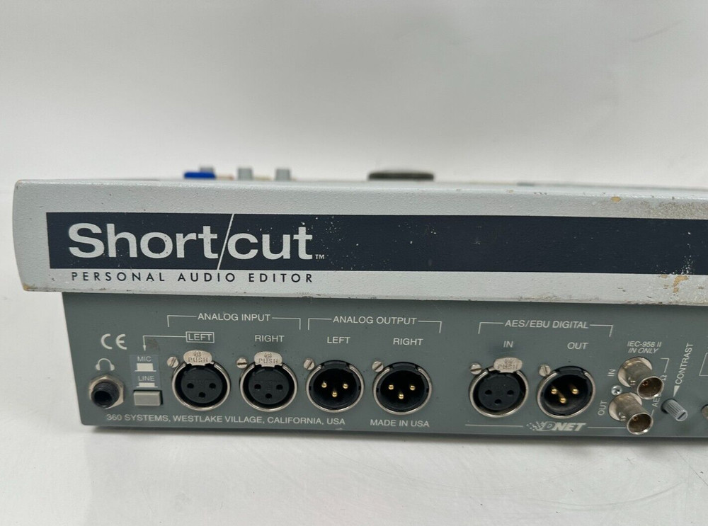 360 Systems SC-180-2 Shortcut Personal Audio Editor