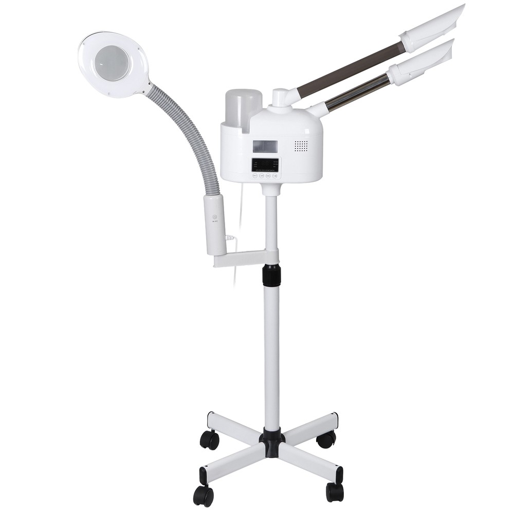 Facial Steamer Ozone Face Steamer w/ 5X Magnifying Lamp & Hot/Cool Mist Function