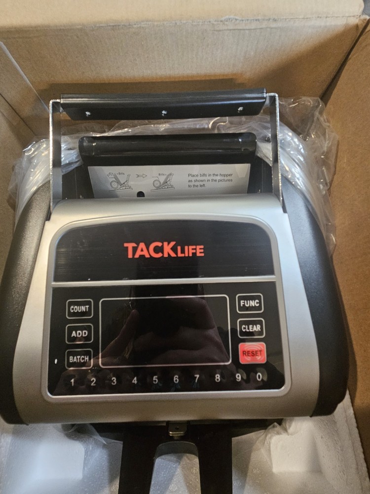 Tacklife MMC01 Electric Wired Bill Counter Batch Counting Add Function Portable