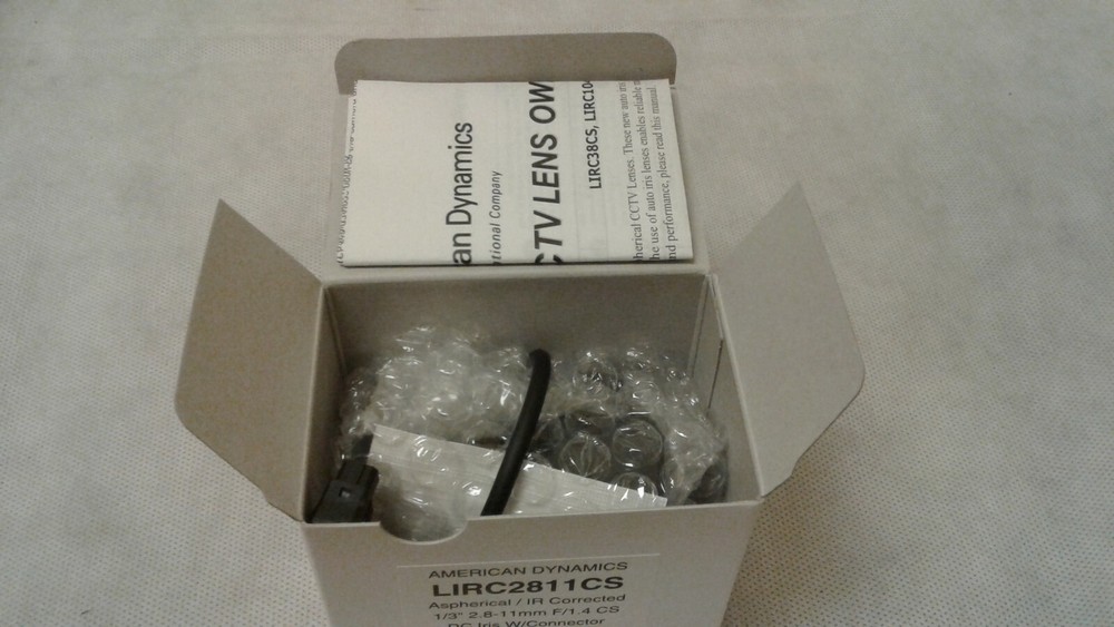 American Dynamics AD / Tyco Security - Surveillance Camera Lens LIRC2811CS - NOS