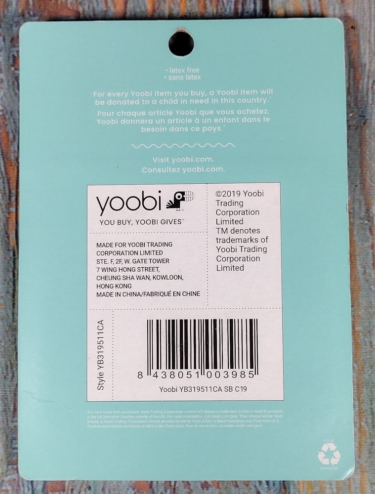 Yoobi 4 Pack Erasers (2019) BRAND NEW