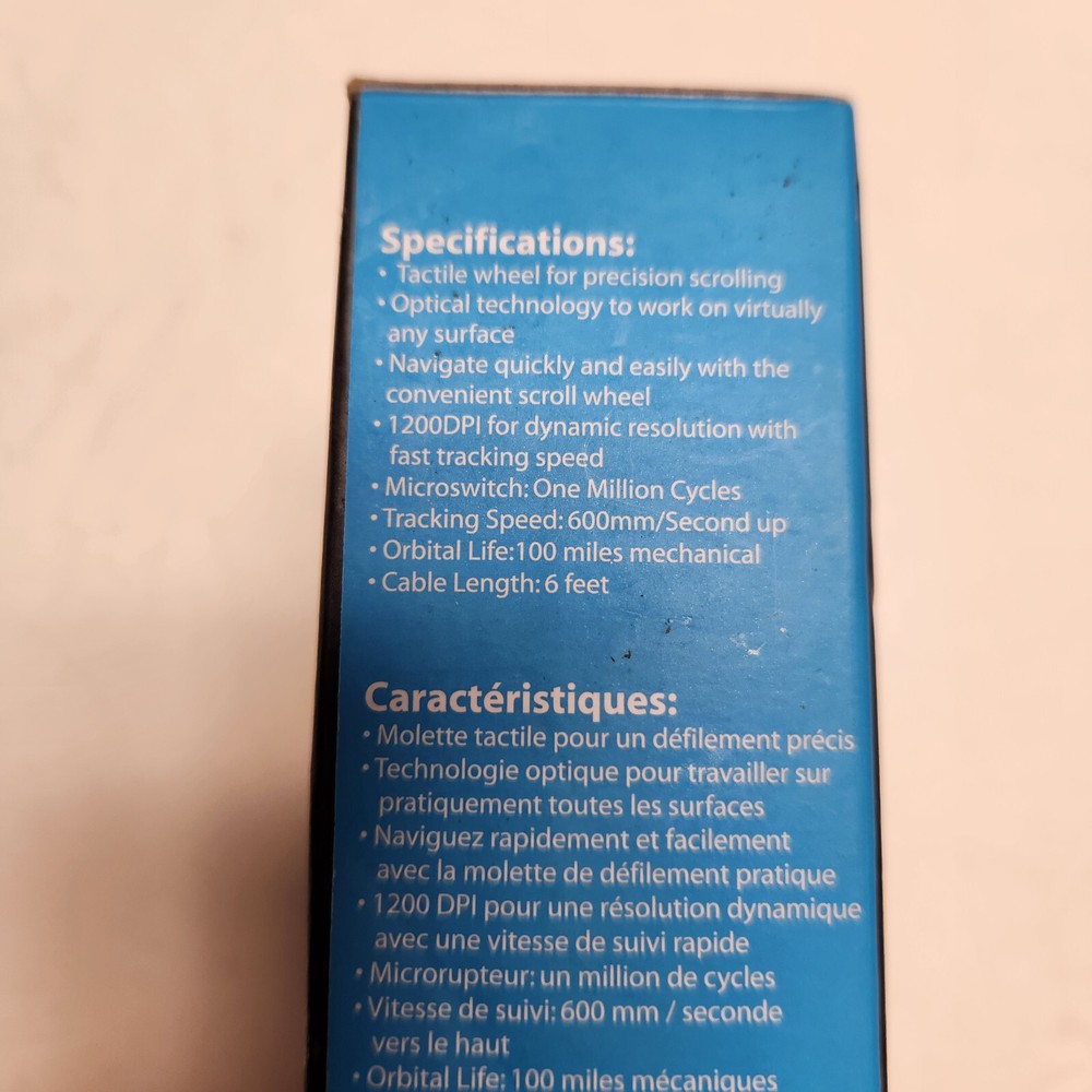 Adesso 3 button desktop ps/2 optical scroll mouse HC-3003PS NEW