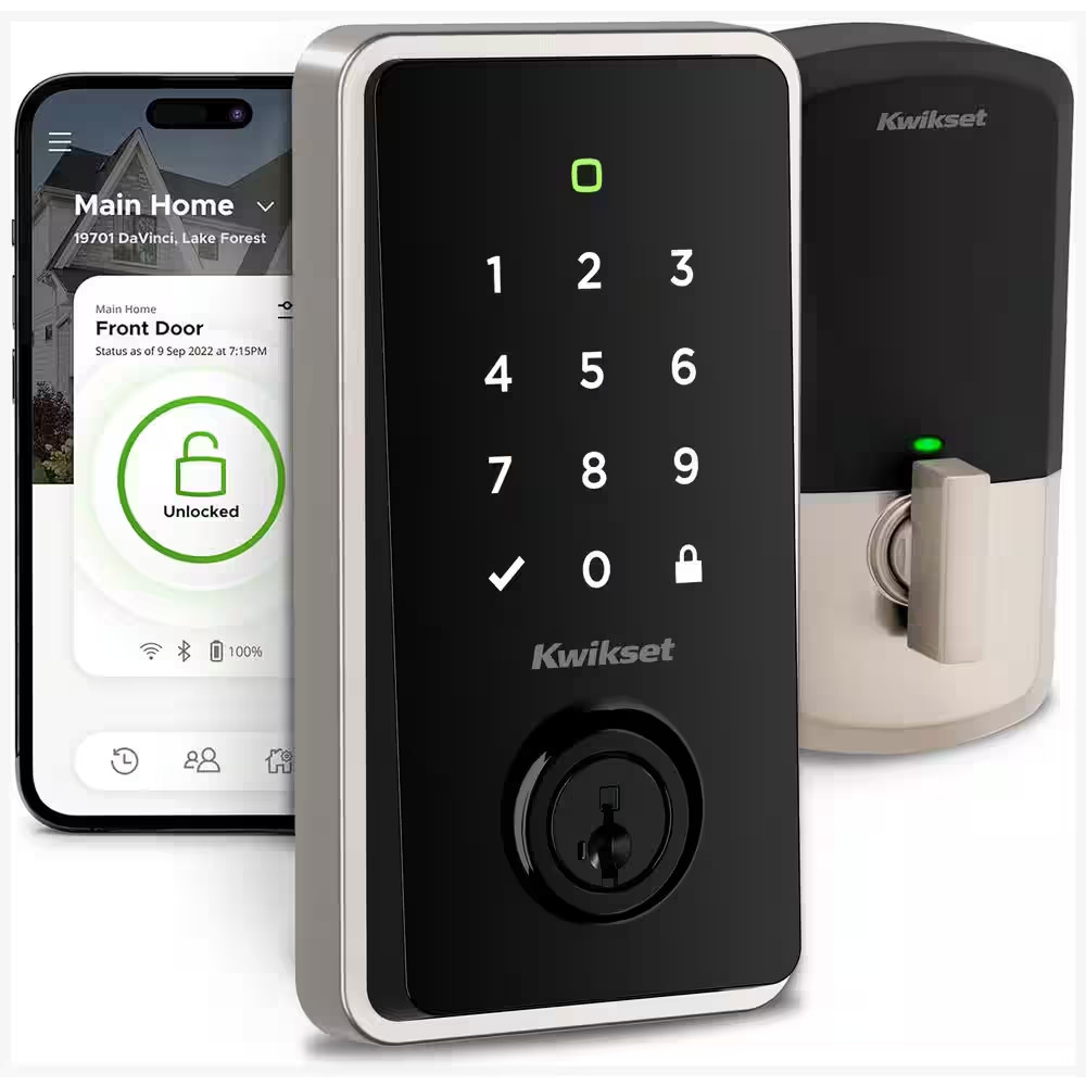 HALO Select Soft Modern Touchscreen Wi-Fi and Matter Enabled Smart Lock Deadbolt