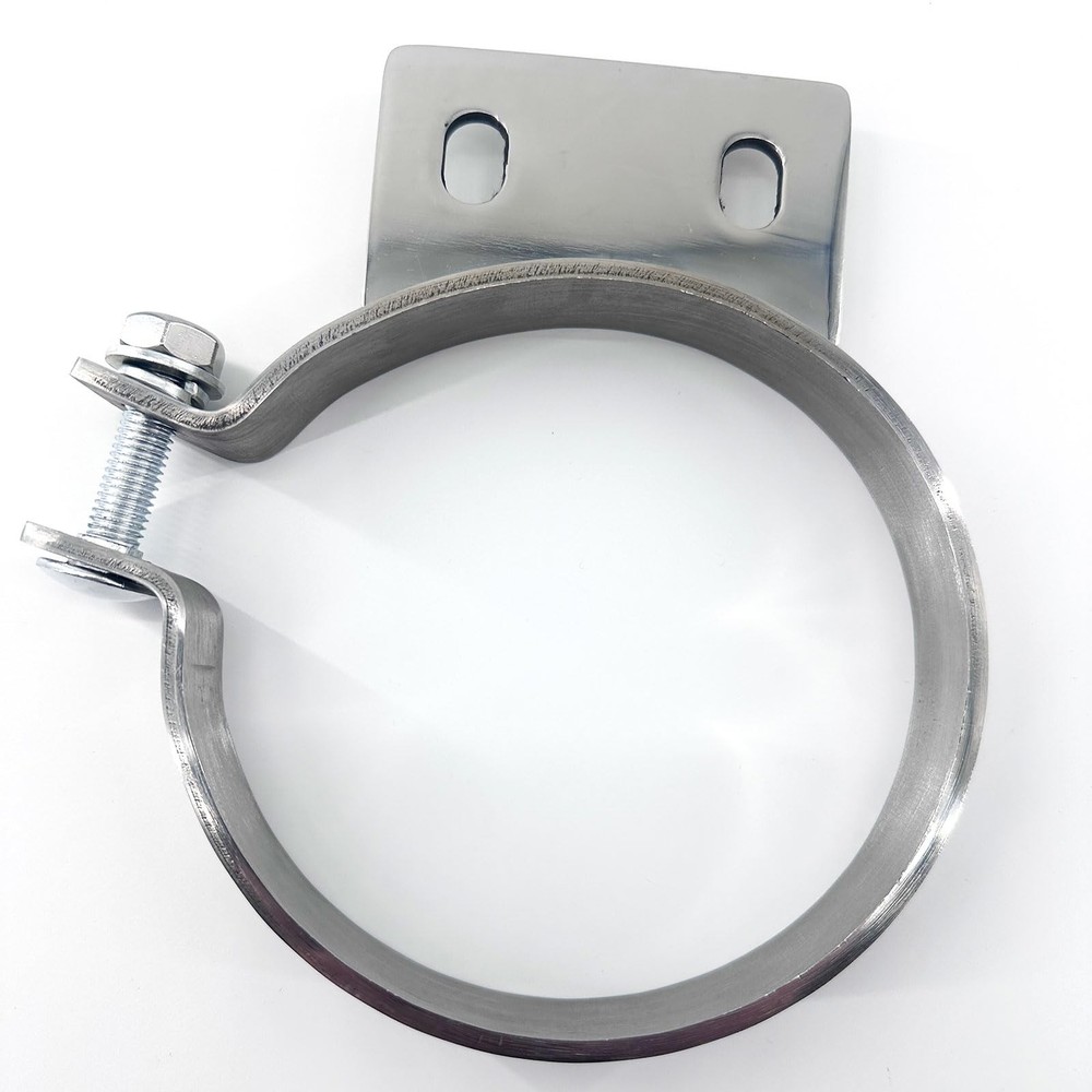 5" Chorme Mount Bracket Clamp for Peterbilt Exhaust Stack 379 359 1987-1993 S...