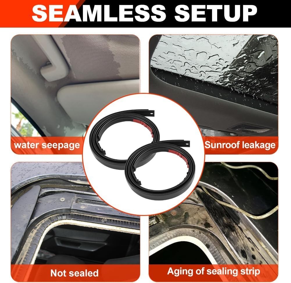 Kit burletes molduras techo laterales para Toyota Tundra Crew Cab 2007-2021