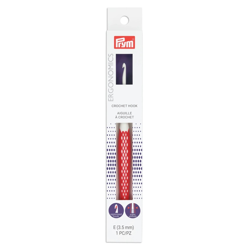 Prym Ergonomic Crochet Hook Size E (3.5mm)