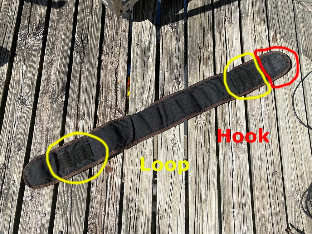 Strap, waist, BCD, hook & loop, cummerbund