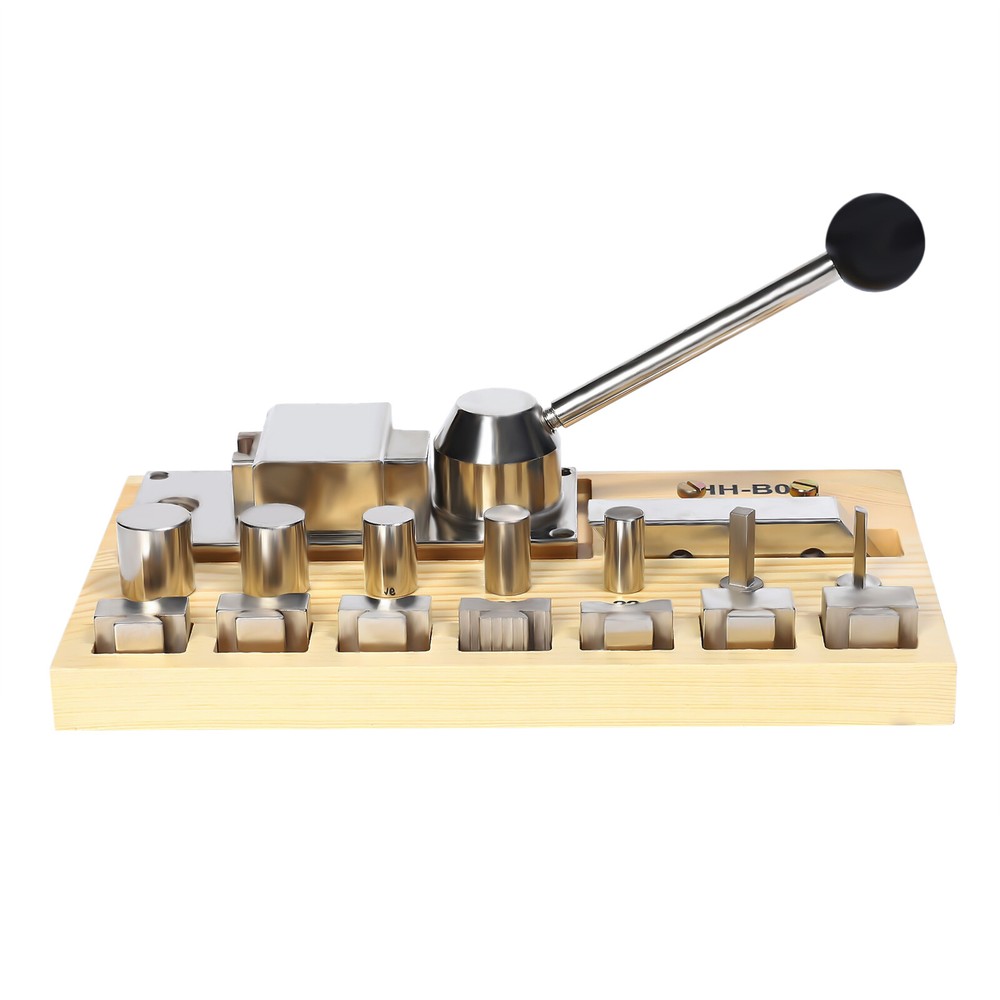 Ring Bender Tool Set for Jewelry Making with Multiple Core Dies