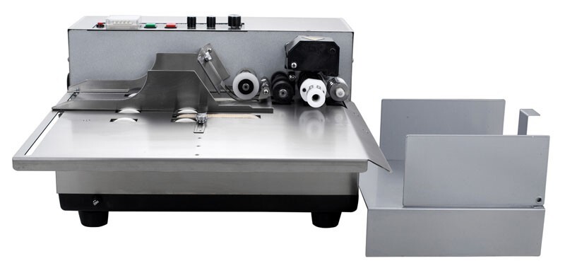 110V Continuous Date Coding Machine Ink Wheel Coding Machine for Package Printi