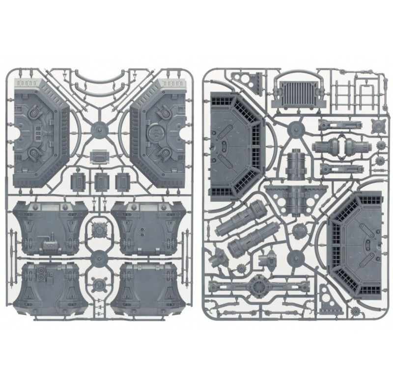 Necromunda Ash Wastes LARGE PLATFORM & HAB MODULE Terrain Sprue 40K