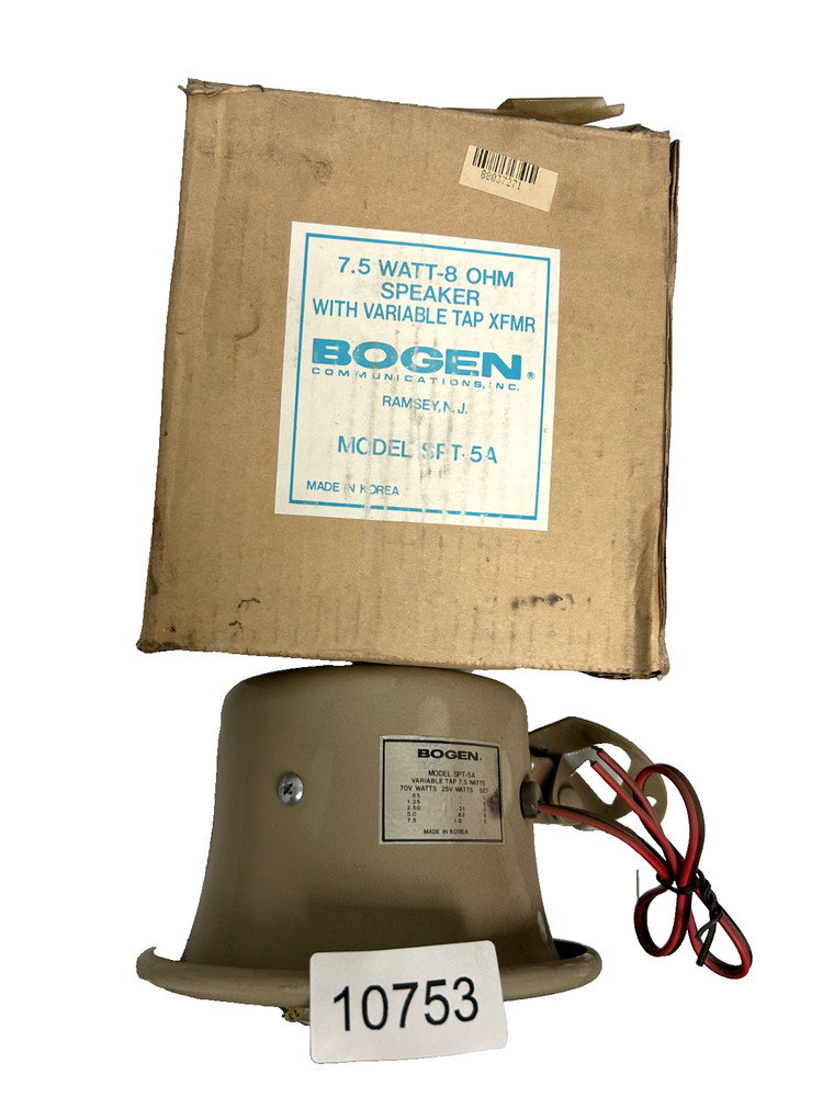 Bogen SPT-5A 7.5 WATT-8 OHM Speaker