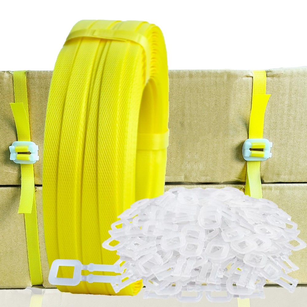 Banding Strapping Kit, Packaging Strapping Tool, with 5900" Length Poly Strap...