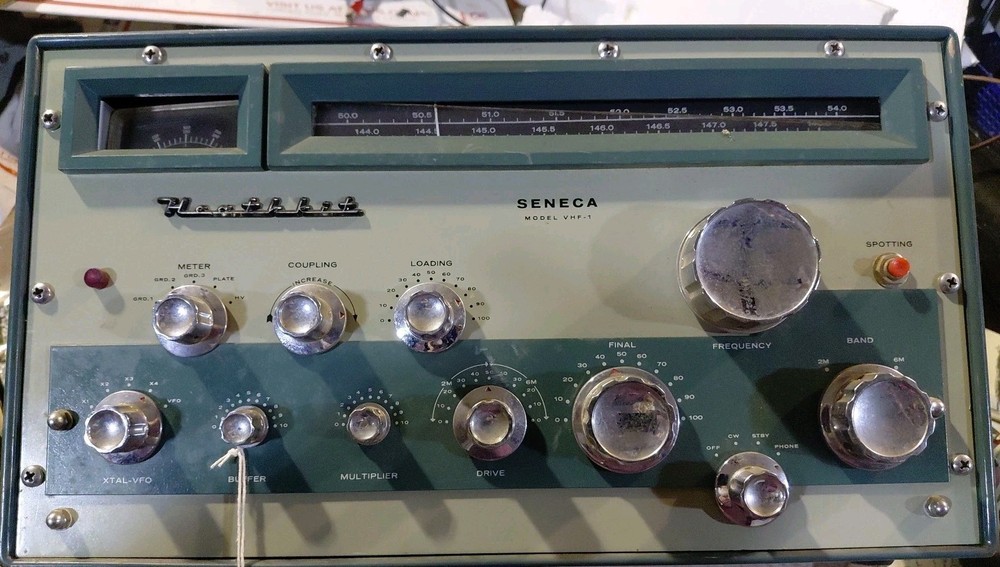 Heathkit VHF-1 Seneca 2 and 6 Meter Transverter Power Up ONLY Untested Estate