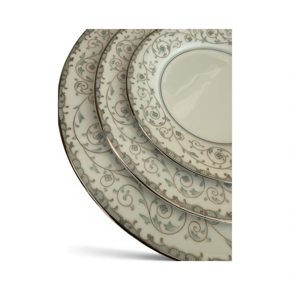 Vintage Noritake China, Oxford Pattern #5767, Complete Place Setting