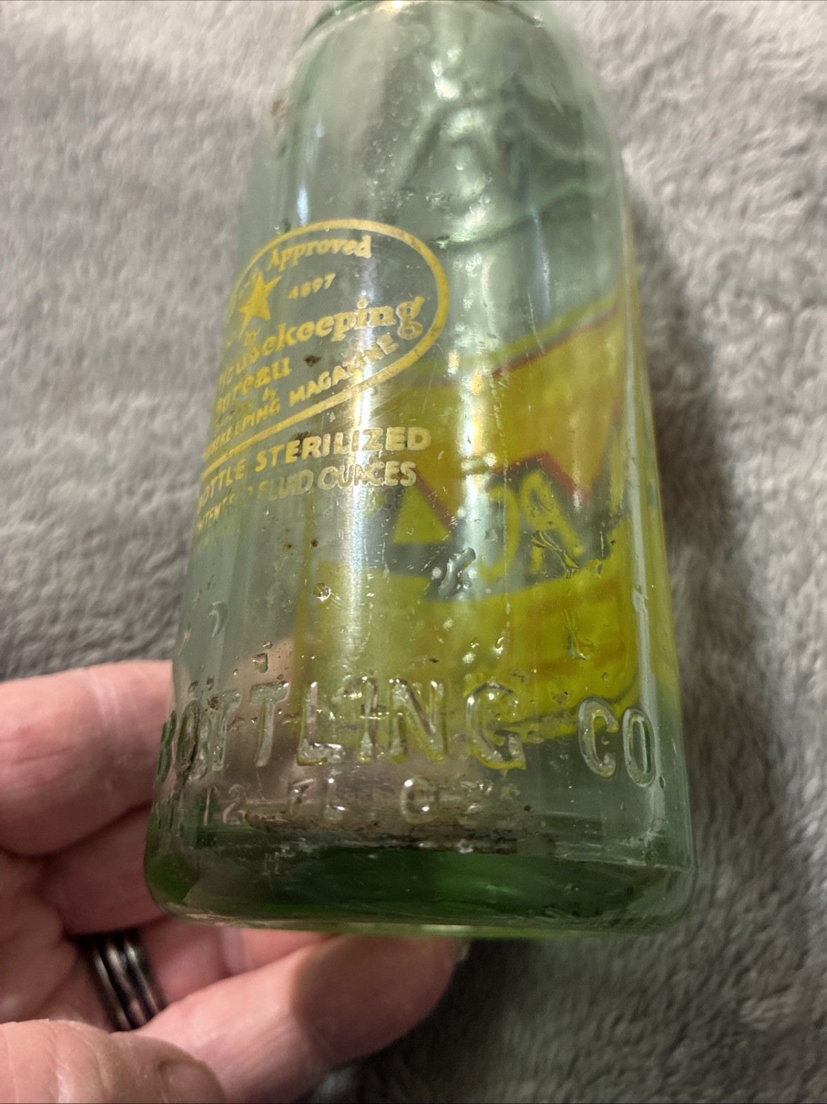 Vintage Royal Crown RC Cola Acl & Embossed 12oz Soda Bottle Good Housekeeping