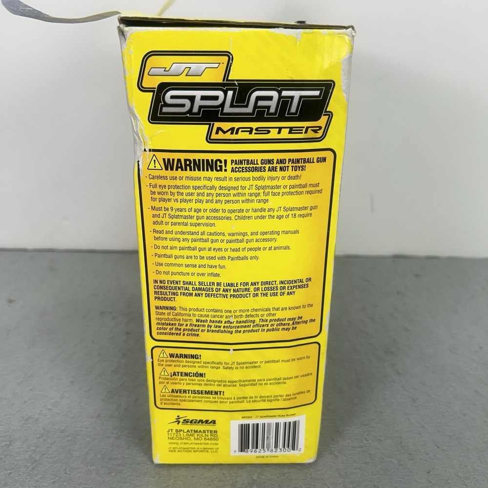 JT Splatmaster Inflatable Nuke Bunker NEW Open Box