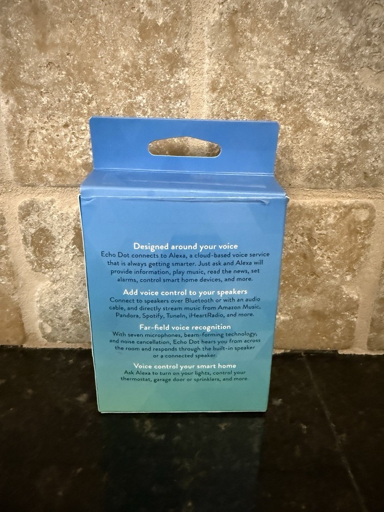 Amazon Echo Dot (2nd Generation) White Smart Speaker w/ Alexa, New In Box