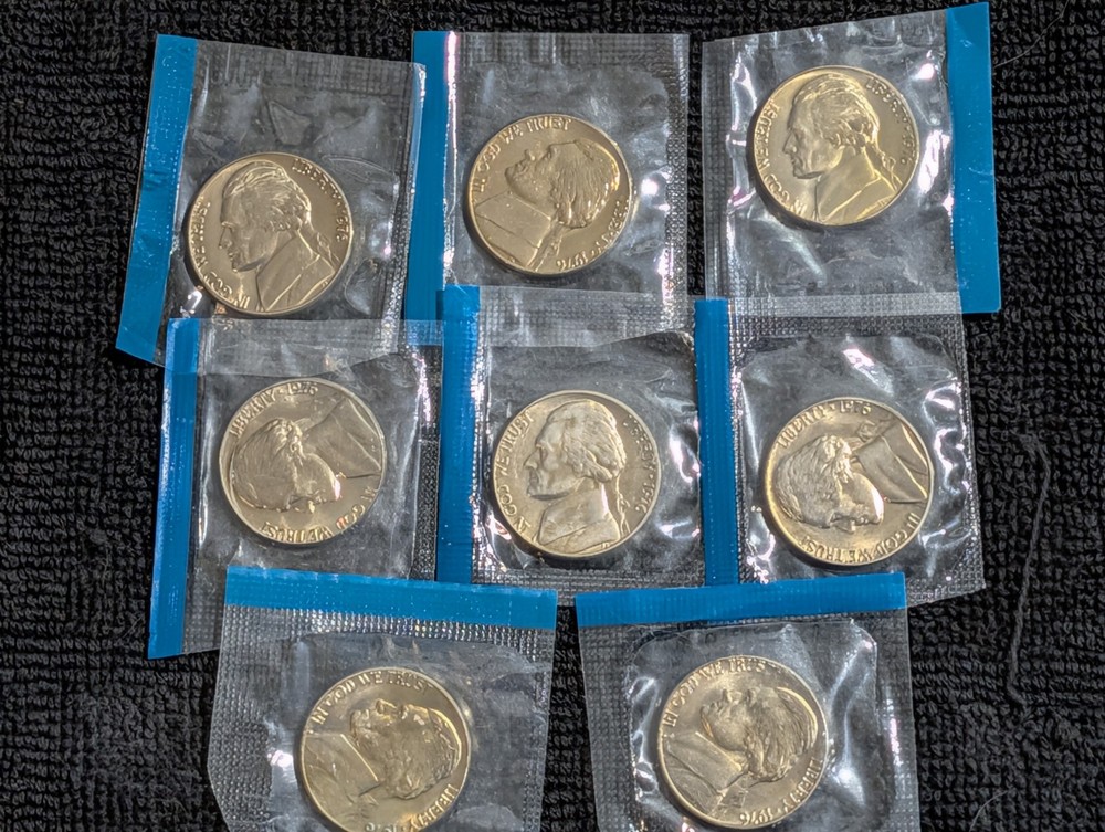 1976-P BU Jefferson Nickle from Mint set
