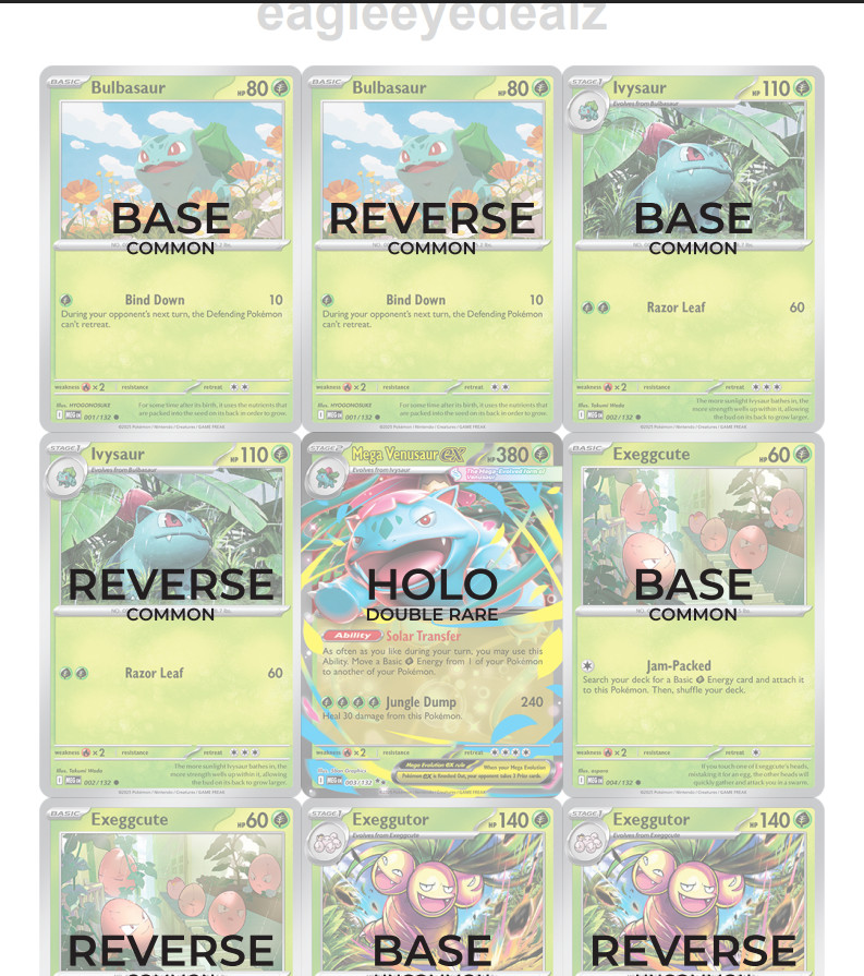 Mega Evolution Master Checklist + Binder Placeholders + Excel Tracker (DIGITAL)