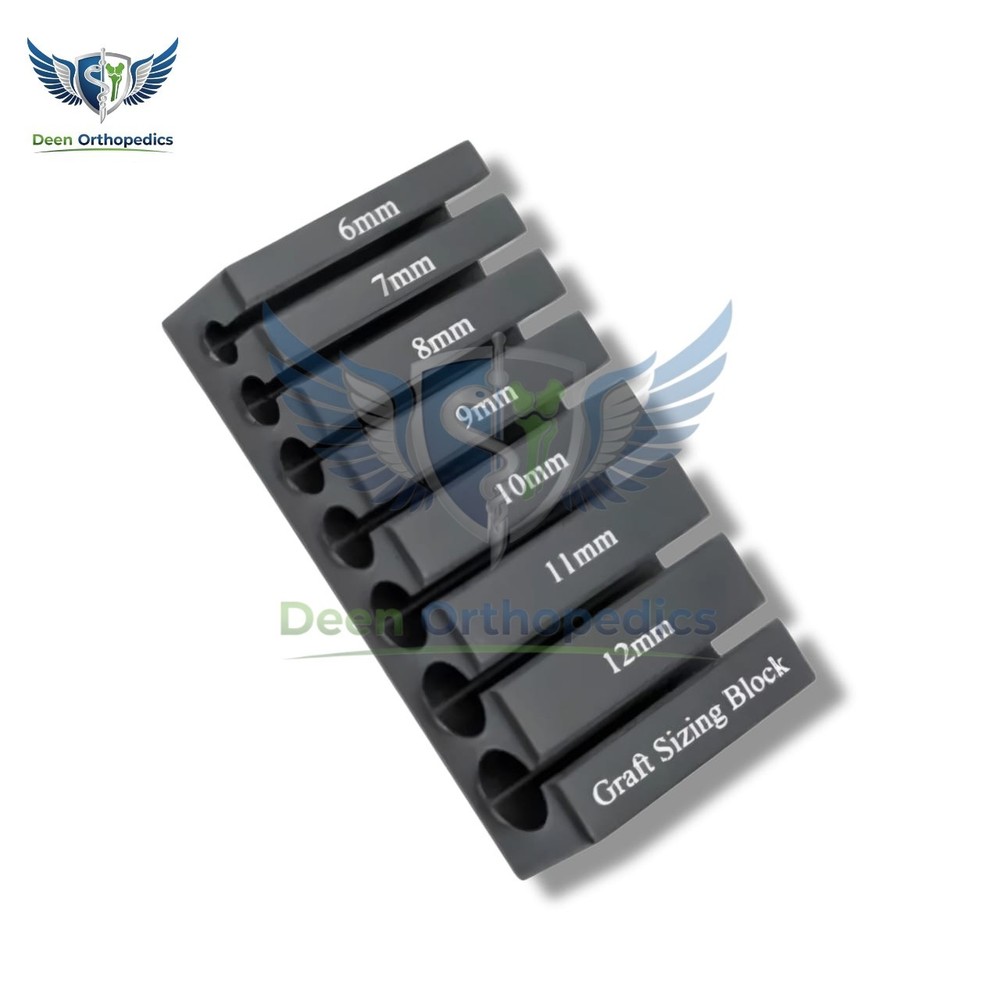ACL PCL Instruments Graft Sizing Block For ACL PCL Orthopedic Instruments