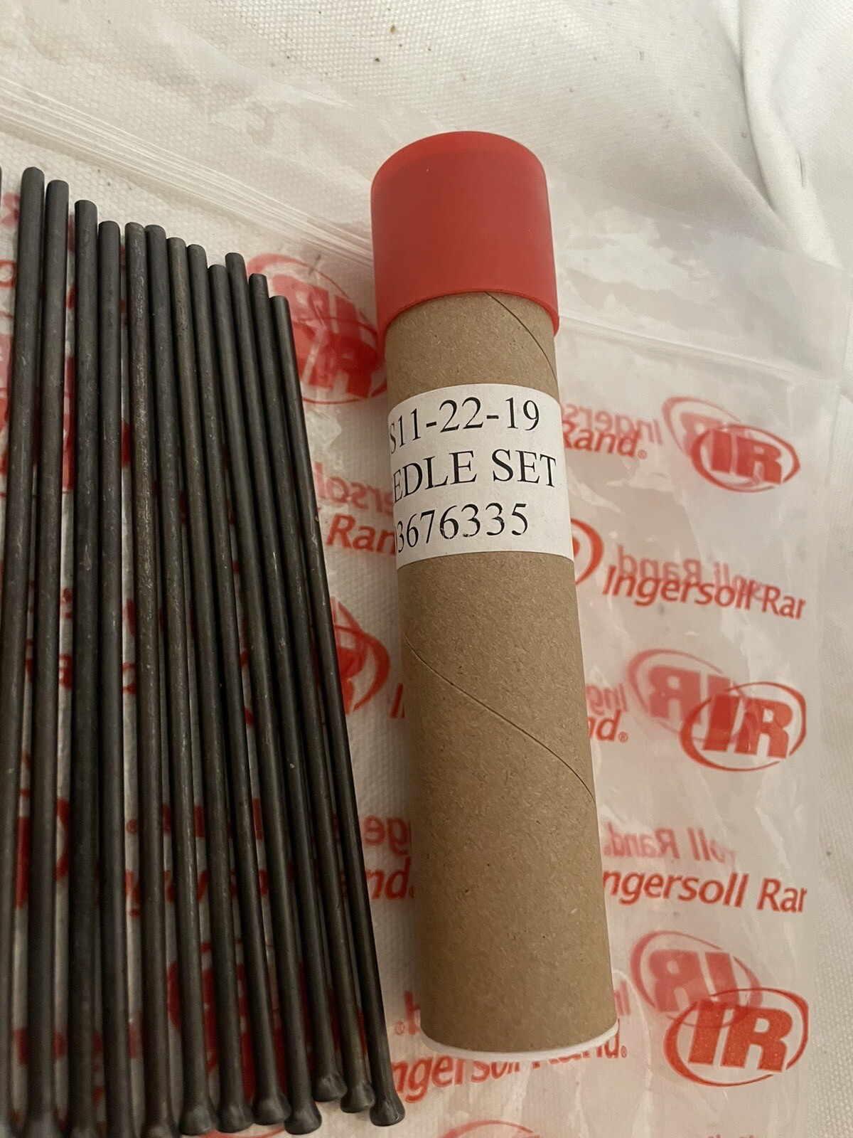 Ingersoll Rand 5” Needle Set, 19pc, NS11-22-19