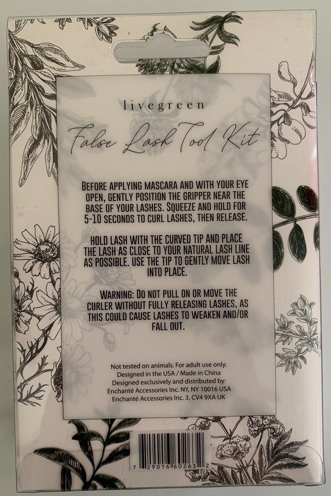 Livegreen False Lash Tool Kit With Lash Curler And False Lash Applicator 6 pc