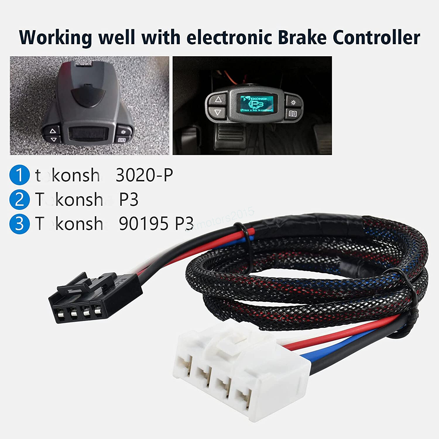 For Dodge Ram 1500 2500 1995-2009 Trailer Brake Control Adapter Wiring Harness