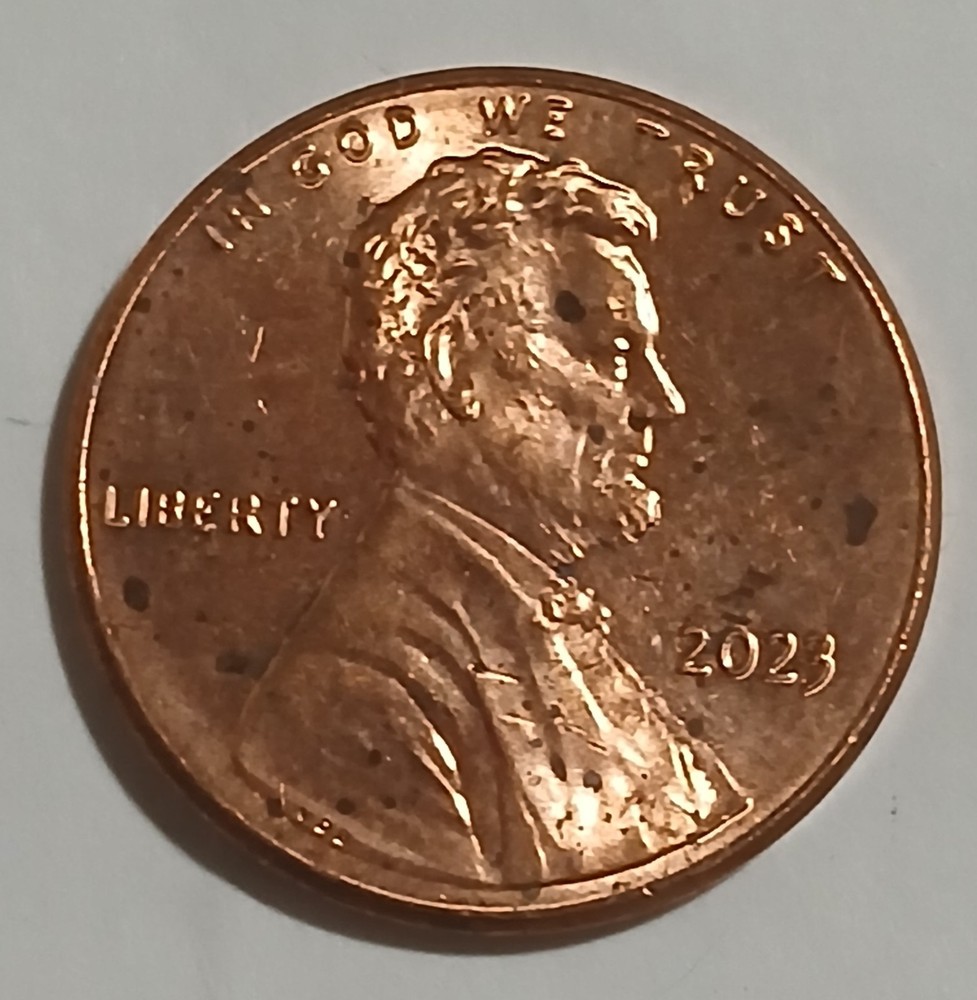 2023 Lincoln Cent Extra V Error Coin