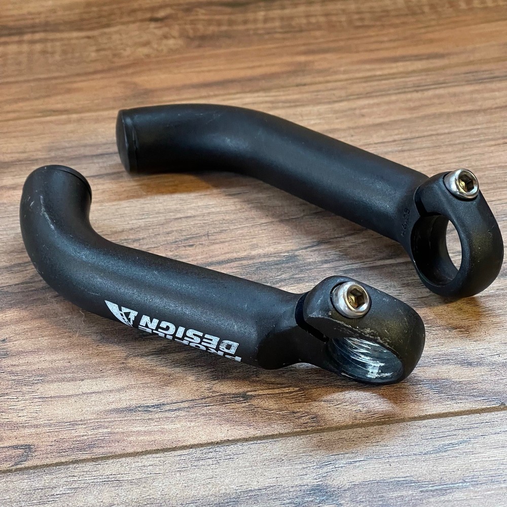 Profile Design Short Bend Black Anodized Bar Ends