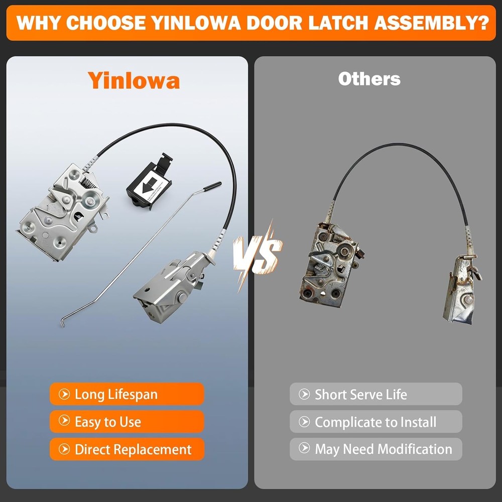 Front Left Driver Side Door Latch Lock Assembly - F4TZ-15219A65-A Replacement fo