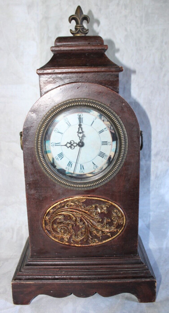 Three Hands Corp. Mantel Clock Style Clock WORKS!