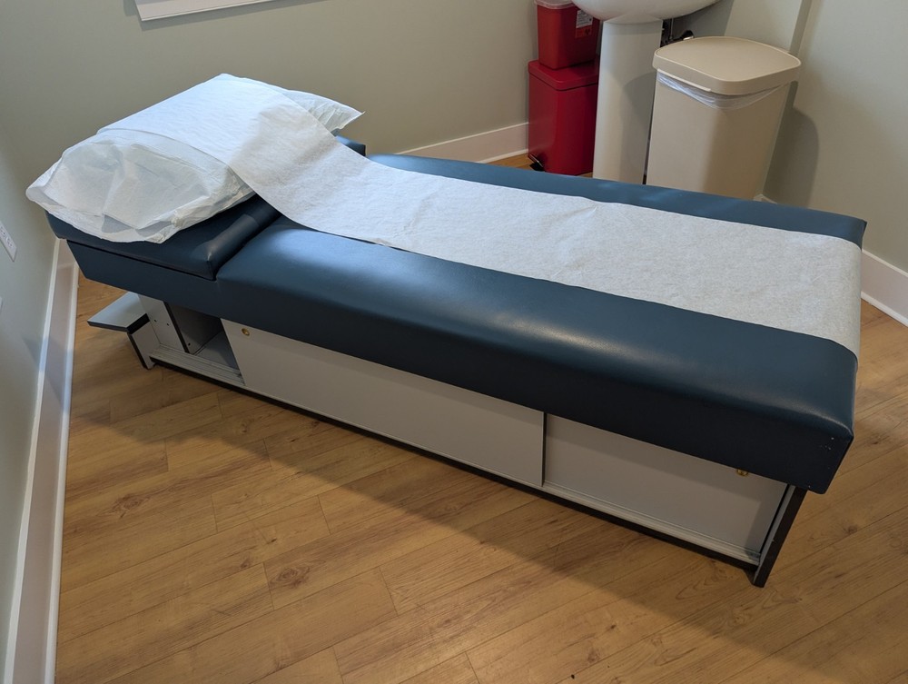 Exam Table / Treatment Table - Clinton Industries, Cabinet Table, Panel Series