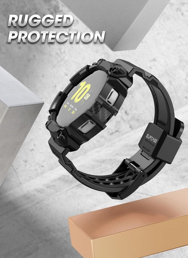 Shockproof Case with Strap Bands for Galaxy Watch 4