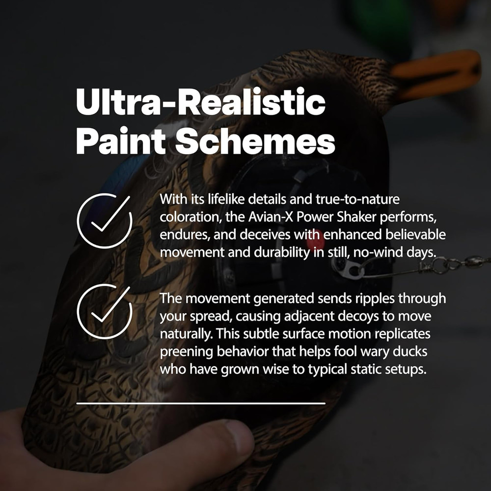 Avian X Power Shaker/Black Duck Surface Feeder