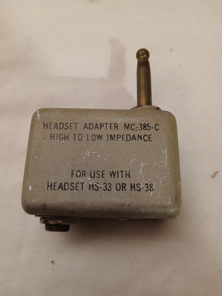 Headset impedance adapter MC 385 C vintage box