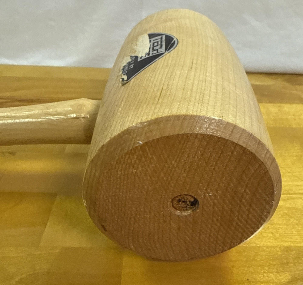 TECH SLEDGE 12" Long Wood The One Simple Tool To Fix All High Tech Problems VGC
