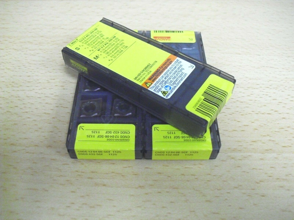 CNGG 432 SGF 1125 SANDVIK INSERT **10PCS** Authentic