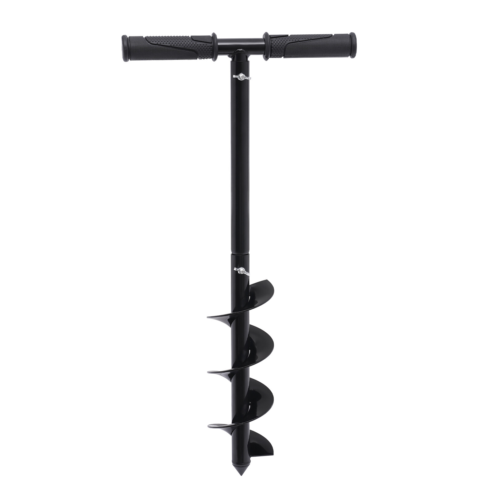 Hand Post Hole Digger T-Shaped Manual Earth Auger for Gardening