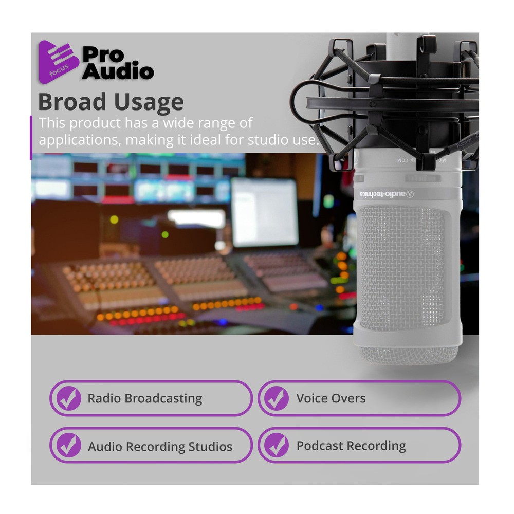 FocusProAudio Basic Microphone Shock Mount for 48 53mm Microphones