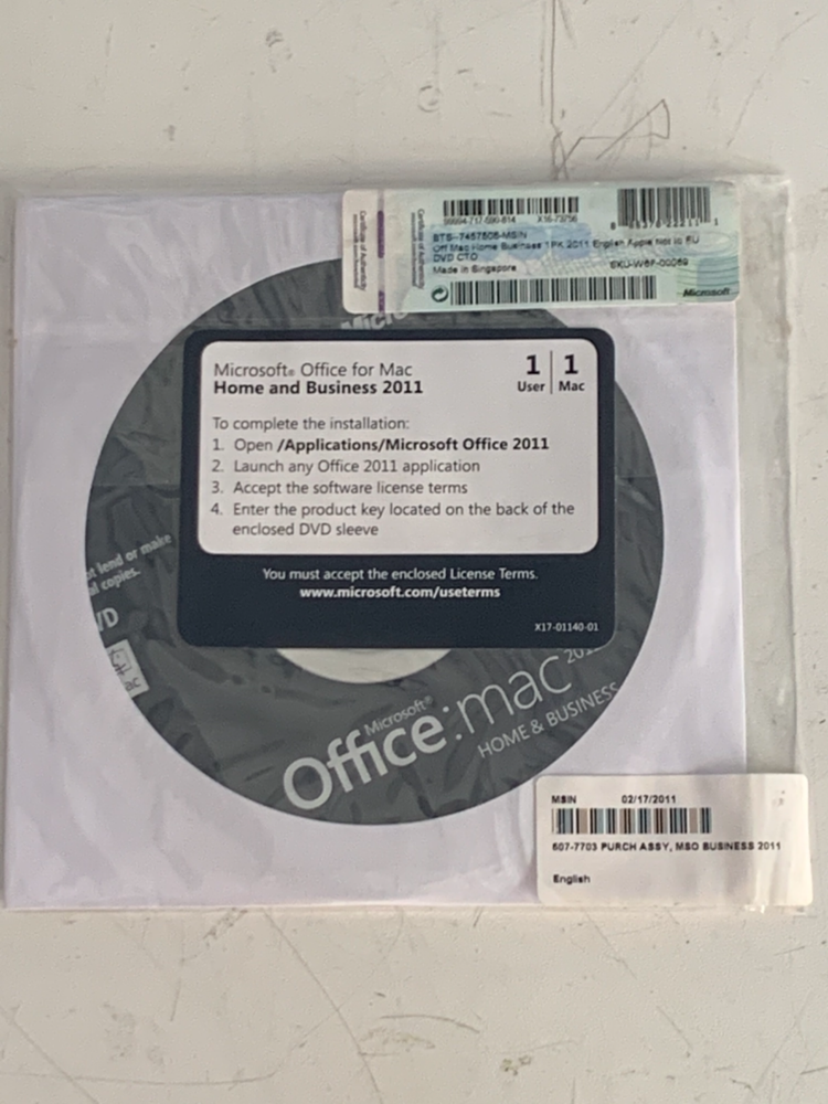 Microsoft Office Mac 2011 Home And Business