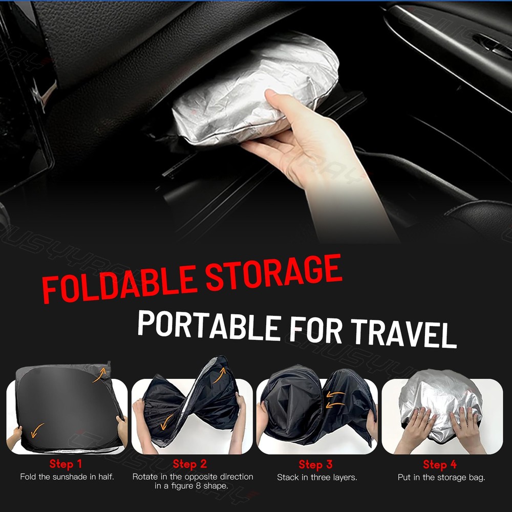 For Mazda CX-5 2017-2025 Windshield Sun Shade Window Foldable UV Block Cover