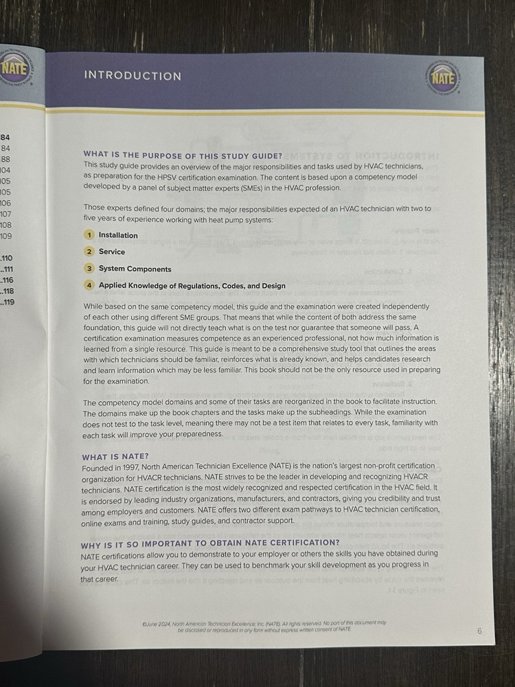 NATE HVAC Study Guide Bundle Core + Heat Pump Exam Prep Books Marked