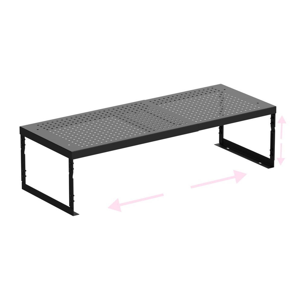 Asiingkel Stackable Expandable Metal Shelf Organizer - Adjustable Wire Storage R