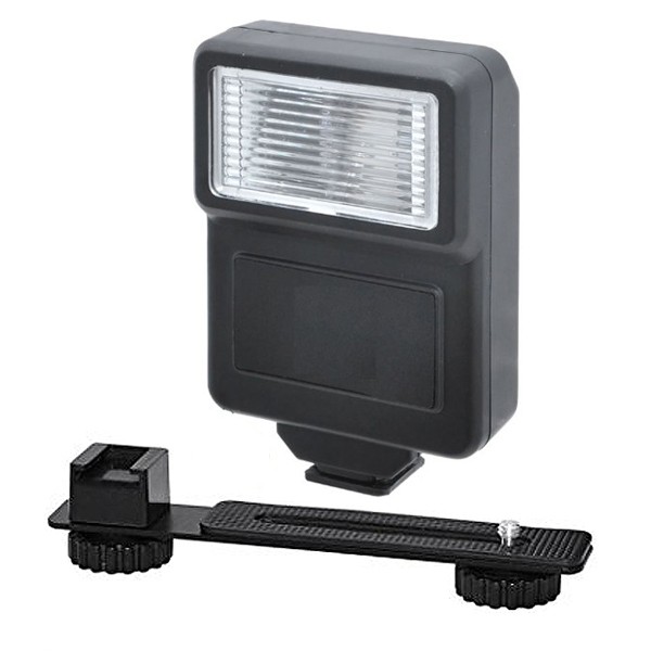 Digital Camera Flash With Bracket & AA + Charger Kit for All Digital/DSLR Camera