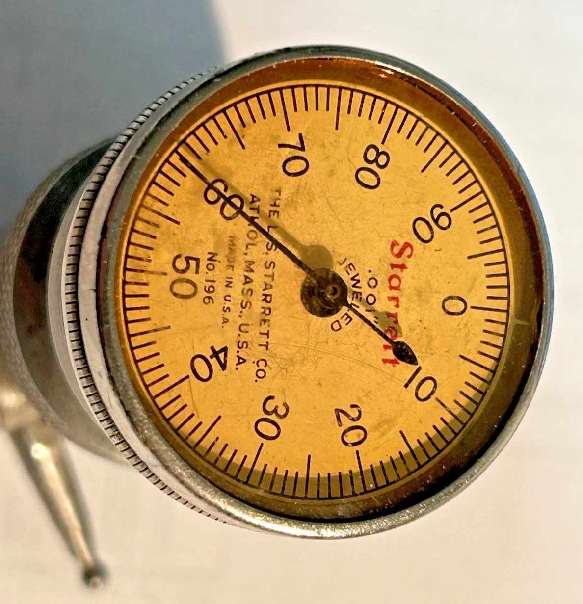 KWIK-WAY Valve Seat Grinding Run out Guage .638 Pilot Good Condition