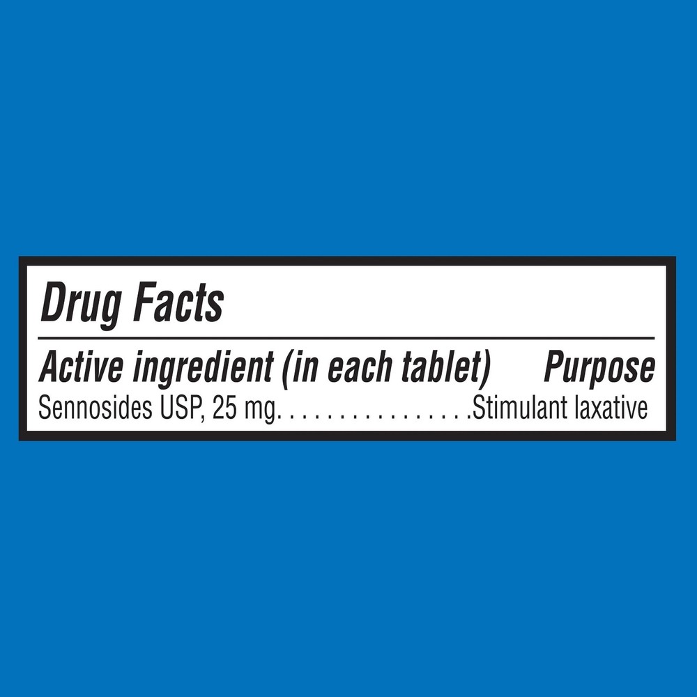 Equate Maximum Strength Sennosides USP Laxative Tablets 25 mg 90 Count, 2 Pack
