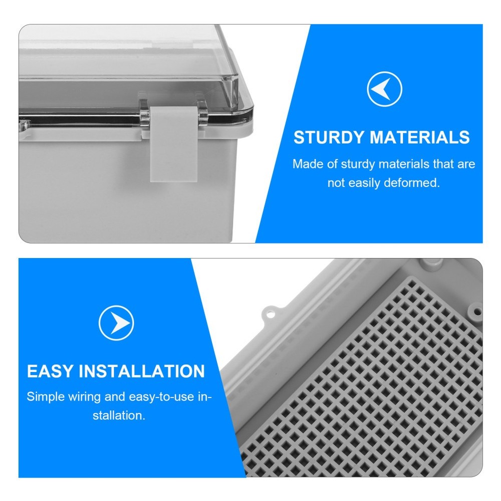 Waterproof Cable Connector Plastic Junction Boxes with Cover Electrical