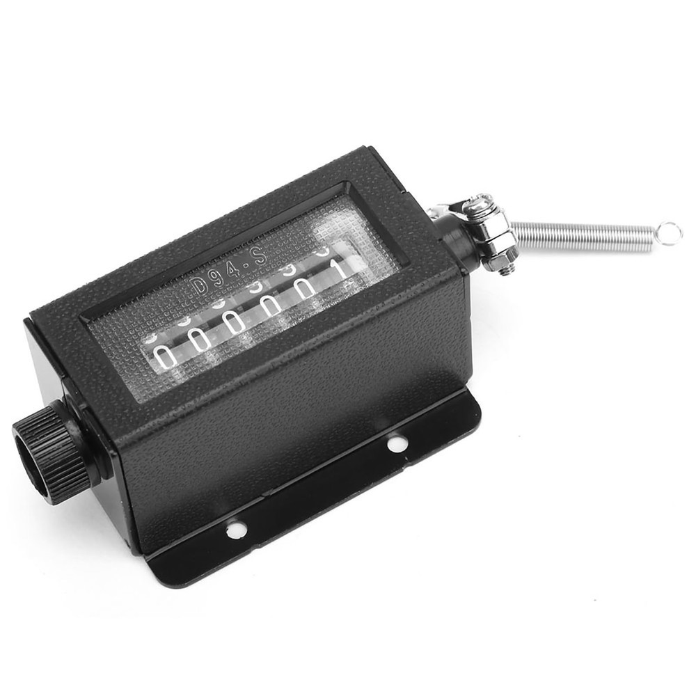 D94-S 0-999999 6 Digit Punch Counter Resettable Mechanical Pulling Counter