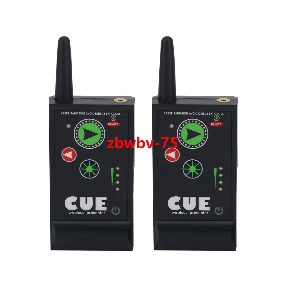 Super Cuelight Presenter Remote 1 Receiver 2 Transmitters for PPT Presentation A