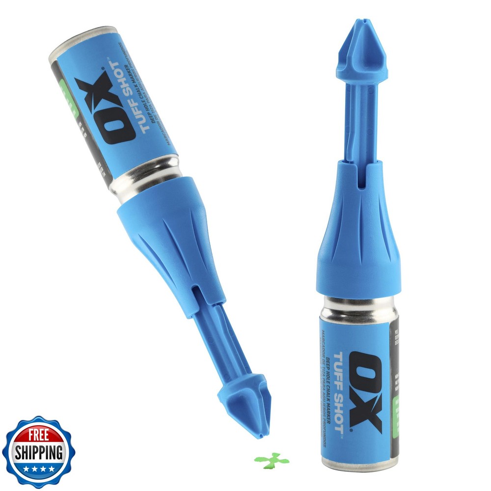 OX Tools 2-Pack Tuff Shot Deep Reach Marking Tool, Drill Hole Mar